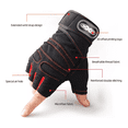 thumbnail image 2 of Guantes Gym Tacticos Pesas Crossfit Gimnasio Mujer Hombre TALLA L rojo negro, 2 of 5