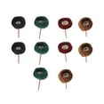 thumbnail image 1 of MasteelfCA 40Pcs 3mm Abrasive Nylon Scouring Pad Wheel Buffing Polishing Wheel Set For Rotary Tool, 1 of 8