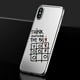 Coque pour Téléphone Portable TPU avec Motif Noir et Blanc Simple pour les Séries iPhone – image 3 sur 8