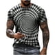 RXIRUCGD Men's Shirts Unisex Daily T Shirt Print Graphic Prints Animal Print Long Sleeve Tops Casual Bloue Hommes – image 2 sur 8