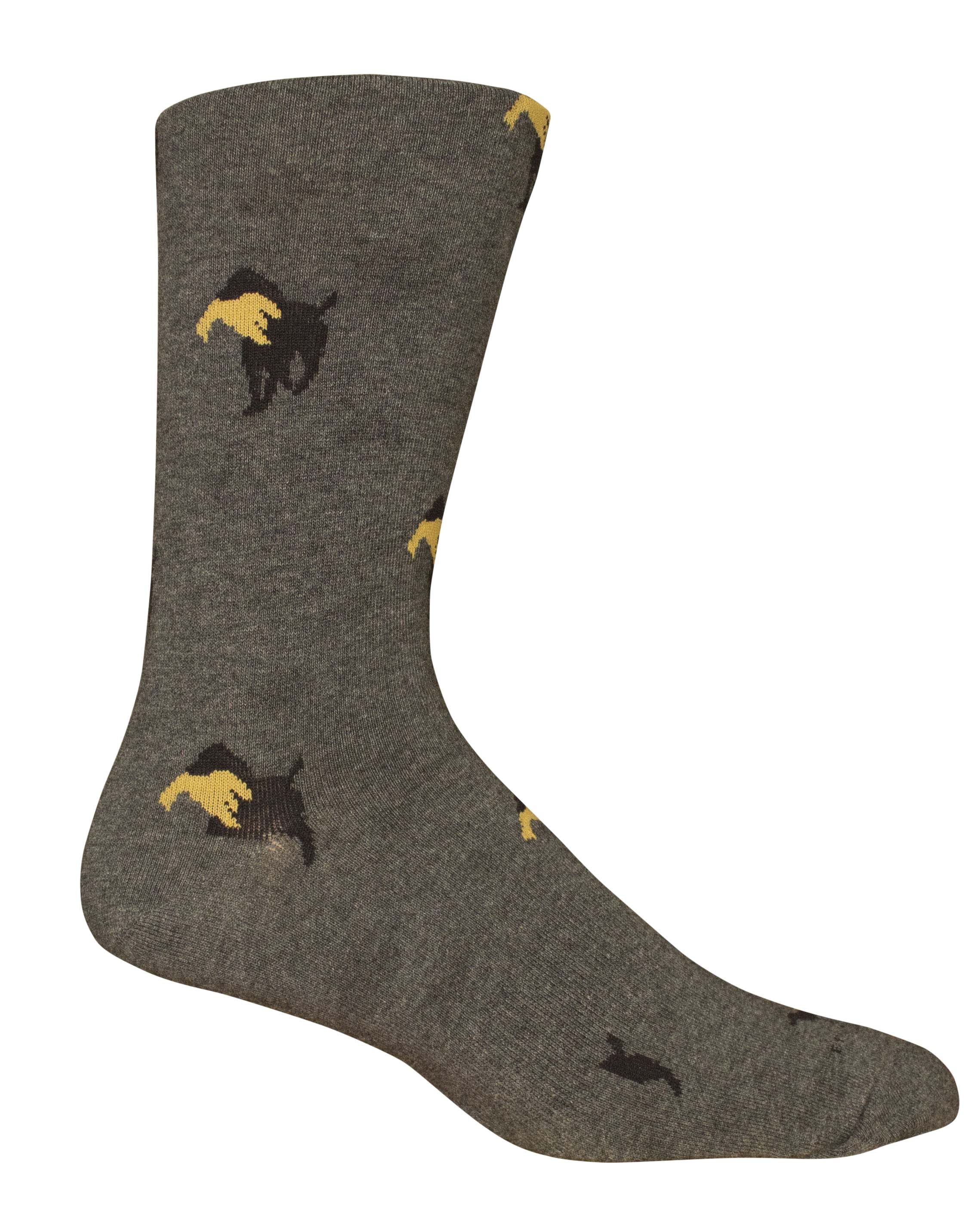 brown dress socks