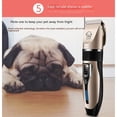 thumbnail image 4 of Cortapelos para perros USB profesional, cortapelos recargables de poco ruido para mascotas, Kit de aseo inalámbrico para mascotas, cortapelos eléctrico para mascotas, afeitadoras para perros, 4 of 5