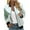 Light Blue, variant on PVCS Women's Casual Jackets Clearance Casual Floral Zipper Bomber Jacket Spring Long Sleeve Lightweight Short Outwear Tops L