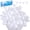 100pcs White Balloon Sticks, variant on NCQ 50 Pieces Balloon Sticks, Plastic White Balloon Stick with Cups for Birthday Party, Valentine's Day, Wedding, Anniversary Decoration, Balloon Sticks with Base