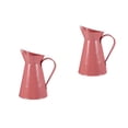 thumbnail image 6 of YSNOOWE Elegant Rustic Pink Flower Bucket - Durable Iron Vase for Home Decor 2Pcs, 6 of 8
