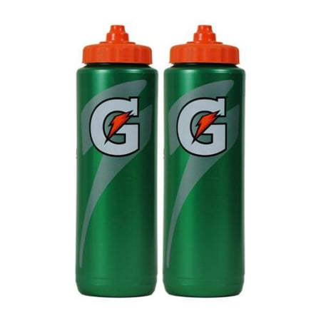 Gatorade 32oz Squeeze Sports Water Bottle, Pack of 2  Walmart.com