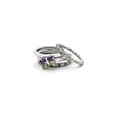 thumbnail image 2 of 3/5 Carat (Ctw) iAmethyst and Peridot Butterfly Ring in Sterling Silver, 2 of 5