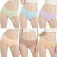 thumbnail image 2 of Bragas hipster de algodón para mujer Underwear INNERSY, paquete de 6, 2 of 6