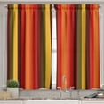 thumbnail image 2 of Ambesonne Abstract Valance & Curtain, Vertical Striped, 55"x36", Multicolor, 2 of 6