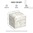thumbnail image 3 of Picia White Rabbit Pattern Tissue Box Cover,PVC Leather Square Holder,Tissue Box Holder with Magnetic Bottom,Facial Paper Organizer Dispenser-5.2"X5.2"X5.2", 3 of 8