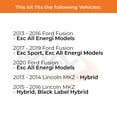 thumbnail image 2 of Max Advanced Brakes - Brake Kit for 2013-2015 2016 2017 2018 2019 2020 Ford Fusion 2013 2014 2015 2016 Lincoln MKZ Rear Replacement Geomet Coated Disc Brake Rotors and Ceramic Brake Pads, 2 of 9
