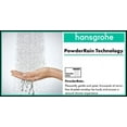 thumbnail image 7 of Hansgrohe Raindance S Showerhead 180 1-Jet PowderRain, 2.0 GPM in Chrome, 7 of 7