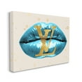 thumbnail image 3 of Stupell Industries Blue Lipstick Glam Makeup Lips Fashion Design Canvas Wall Art, 48 x 36, Design by Madeline Blake, 3 of 5