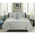 thumbnail image 2 of Chic Home Elmaz 8-Piece Reversible Paisley Quilt Set, King, Blue, 2 of 7
