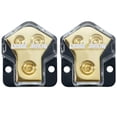 thumbnail image 1 of LEIGESAUDIO 0/2/4 Gauge in 4/8 Gauge AWG Out Amp Power Distribution Block for Car Audio Splitter-2 Way(2 Pack)), 1 of 5