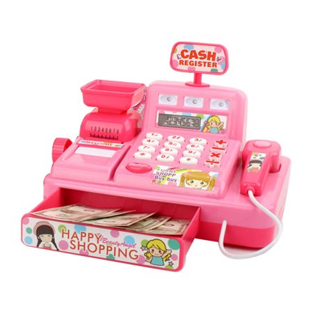 Aofa Pretend Play Smart Cash Register Toy, Kids Cashier ...