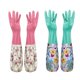 thumbnail image 1 of Guantes de limpieza de cocina, guantes impermeables durables para el hogar, lavavajillas Feliz Sencillez, 1 of 5