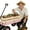 Pink, variant on Classic Wagon with Wooden Bed & All-Terrain Wheels,Outdoor Pull Cart for Kids, Gardening, Beach,260lbs Capacity