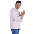 thumbnail image 3 of Atasi Indian Mens Henley Shirt Long Sleeve Casual Mandarin Collar Short Kurta, 3 of 7