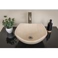 thumbnail image 5 of Arched Edges Bowl Sink - Honed Beige Travertine, 5 of 19
