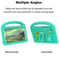 thumbnail image 4 of Dteck Crossbody Strap Kids Case for Samsung Galaxy Tab A9 8.7-inch (SM-X110/X115/X117),Cute EVA Hand Grip Case Shockproof Kickstand Cover with Shoulder Strap,Green, 4 of 6