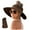 Coffee, variant on Womens Sunshade Hat Korean Edition Women Open Top Big Sunscreen Sun Hat No Top Foldable Hat Lay Hat Tennis Hat Caps Cowboy Womens Outdoor Hats Low Profile Cowboy Hat Beach Women Bags Woman Cowboy Head