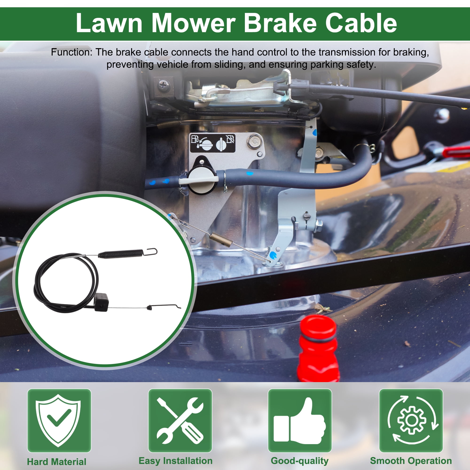 Unique Bargains 1332622 Brake Cable for Toro for Turfmaster for Exmark 30" Mowers