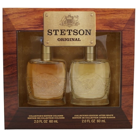 Stetson Cologne Gift Set, 2.0 Oz Cologne 2.0 Oz + 2.0 Oz Aftershave, 2 Pieces