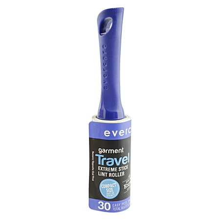 Evercare Garment Travel Extreme Stick Lint Roller, 30 Sheets