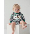 thumbnail image 4 of BemeyourBBs Baby Boy Romper Long Sleeve Camouflage Embroidery Animal Fall Bodysuit, 4 of 9