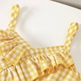 thumbnail image 5 of kaprioy Toddler Girl Clothes Toddler Baby Girl Summer Outfit 9 12 18 24 Months 2T 3T 4T Ruffle Tops With Jean Skorts Cute 2 Pcs Clothes Set, 5 of 7