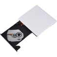 thumbnail image 1 of Portable Ultra-Thin External CD Drives DVD Player USB3.0/USB-C 2 in 1 External DVD Recorder CD-ROM Player for Windows, 1 of 5