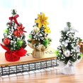 thumbnail image 3 of Árbol de Navidad Mini árbol decorativo Decoración navideña única de PVC Decoración navideña perfecta para mesa, tableros de mesa y su hogar u oficina 3 piezas, 3 of 6