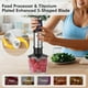thumbnail image 4 of KOIOS 1000W Immersion Hand Blender, Upgrated 5-in-1 Handheld Blender, Full Copper Motor, Titanium Enhanced Blender Shaft, 12-Speeds, 600ml Mixing Beaker, 500ml Chopper, Whisk & Milk Frother, 4 of 5