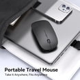 thumbnail image 6 of RaceGT Bluetooth Mouse for MacBook Pro/Air, Wireless Rechargeable Portable Silent Mouse for Laptop, BT5.4 & USB C & USB A Tri-Mode Cordless Mice for MacBook, Mac, PC, Desktop and Multi-Device-Black, 6 of 7
