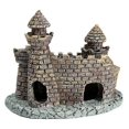 thumbnail image 1 of Antique Mini Castle Landscape Fish Hideaway Ornament Aquatic Fish Tank Aquarium Decoration, 1 of 3