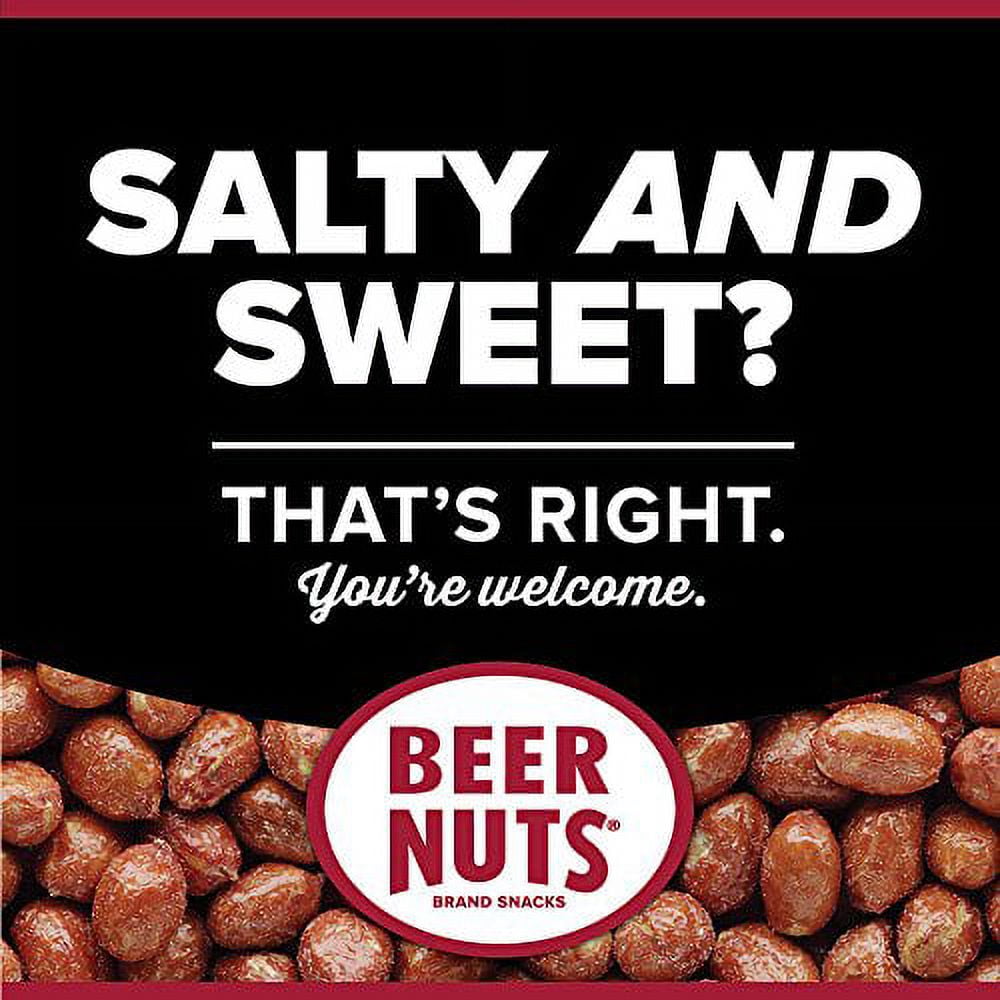 12 PACKS : BEER NUTS Original Peanuts, 12-Ounce Cans