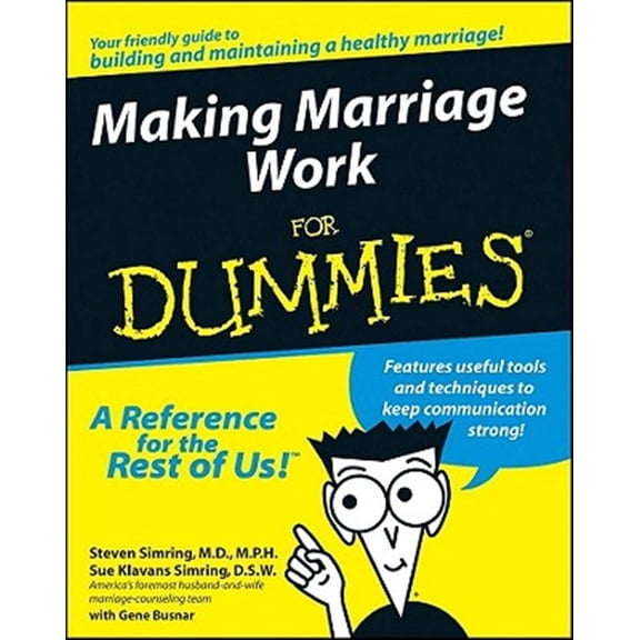 Pre-Owned Making Marriage Work for Dummies (Paperback) 0764551736 9780764551734