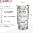 thumbnail image 4 of Gifts for Grandma - Grandma Gifts from Grandchildren - Grandma Christmas Gifts, Grandma Birthday Gifts - 20oz Floral Grandma Stainless Steel Tumbler, 4 of 6