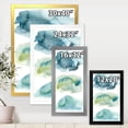 thumbnail image 4 of Designart 'Green and Blue Clouds' Modern Framed Art Print, 4 of 4