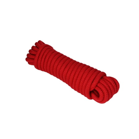 

Extreme Max 3008.0352 16-Strand Diamond Braid Utility Rope - 3/8 x 100 Red