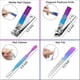 thumbnail image 3 of 2026 Manicure Set Nail Clippers Pedicure Kit Men Women Grooming Kit Manicure Professional Tools Gift 7pcs With Luxurious Travel Case, 3 of 5