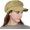 Herringbone Yellow, variant on Women's Newsboy Cap Blend Retro Solid Color Girls Fashion Cabbie Visor Beret Hat