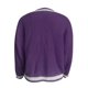 thumbnail image 5 of Suéter de Punto Gibobby Casual para Mujer Cuello en V Bloqueo de Color Manga Larga Morado M, 5 of 5