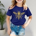 thumbnail image 2 of TZEWGL Tees For Infnat Short Sleeve Cartoon Printed Round Neck Top For Toddlers size 3-4T, 2 of 5