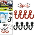 thumbnail image 2 of 8pcs Archery Compound Bow String Stabilizer Monkey Tail Rubber Silencer Dampener, 2 of 24