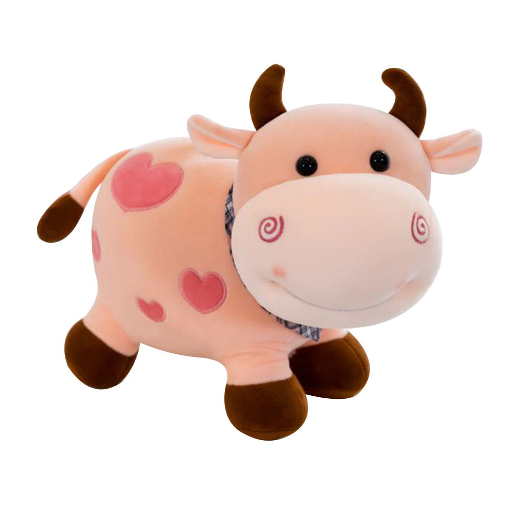 lovely plush cow toy big simulation cow doll birthday gift about 75cm 