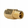 Camco RV 1/2" Back-Flow Preventer | 1/2-inch or 3/4-inch (Male x Female NPT) | Lead-Free Brass (23303)