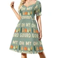 thumbnail image 2 of Vestido de manga corta Oh My Gourd, vestidos de verano, vestidos africanos para mujer, 2 of 8