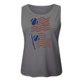 thumbnail image 4 of Eashery Tshirt Women's Casual Sleeveless Vest Womens Tops Grey L, 4 of 4